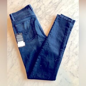 PRICE DROP!! NWT Hudson Barbara Skinny High Waist Jeans, Sz 29, Zinc (Dark Blue)